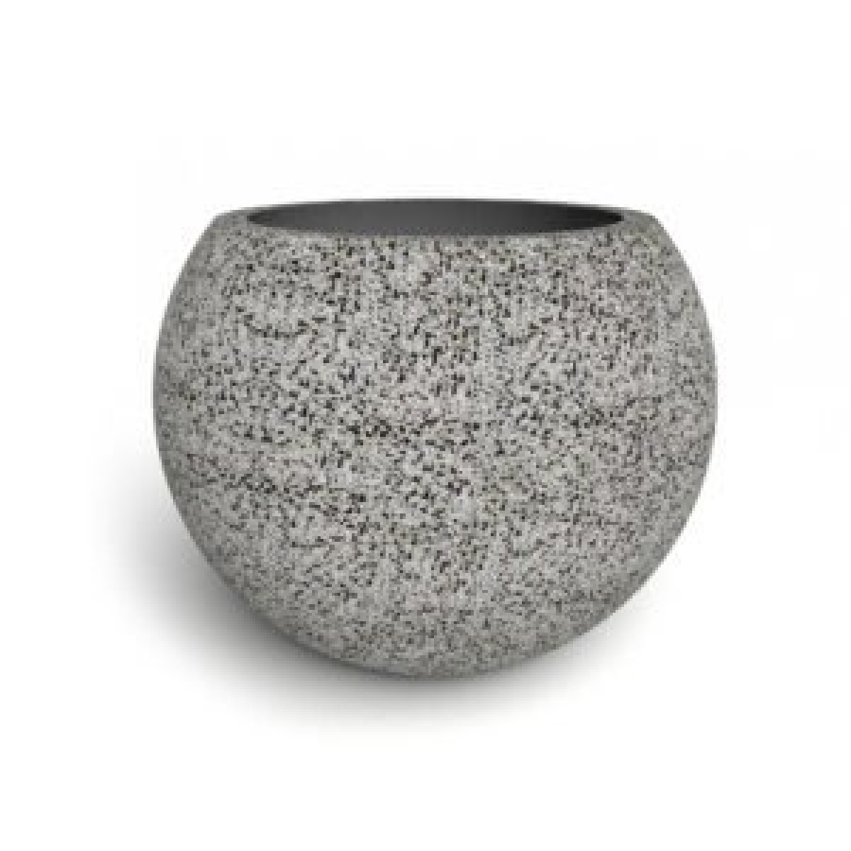 Вазон Глобус, варианты: бетон, мраморная крошка-0