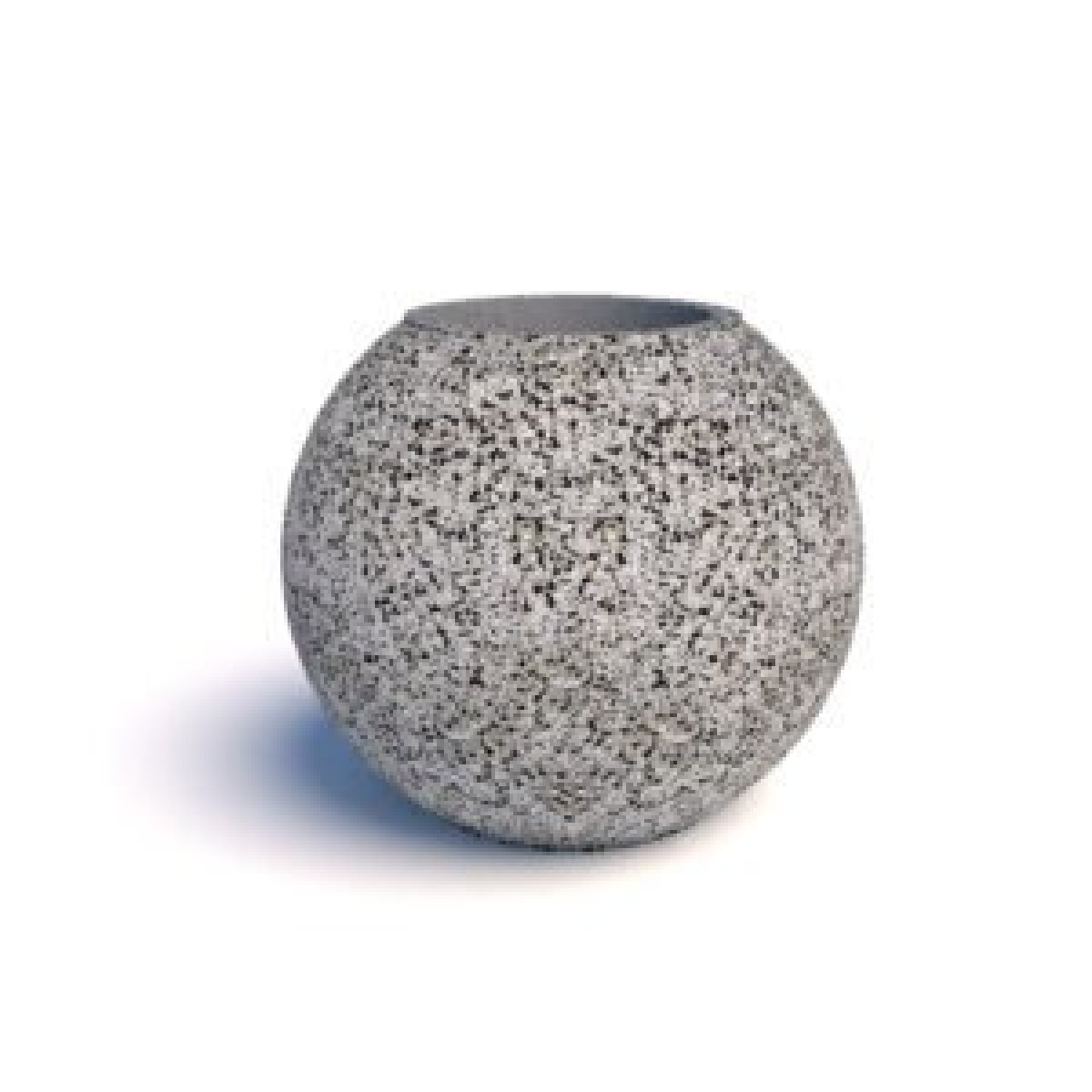 Вазон, варианты: бетон мраморная крошка-0